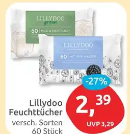 Budni Lillydoo feuchttücher mild & natürlich Angebot