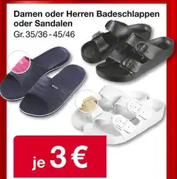 Woolworth Damen oder herren badeschlappen oder sandalen Angebot