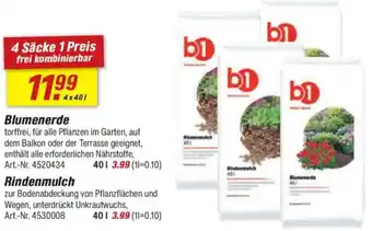toom Baumarkt b1 Blumenerde Angebot