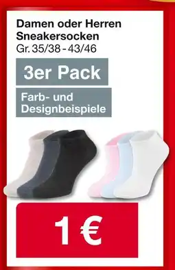 Woolworth Damen oder herren sneakersocken Angebot