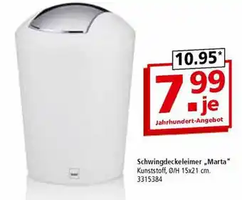 Segmüller Schwingdeckeleimer marta Angebot