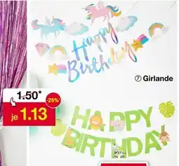 Woolworth Girlande happy birthday Angebot
