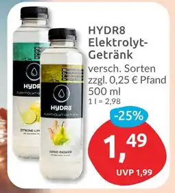 Budni Hydr8 elektrolyt-getränk zitrone-limette Angebot