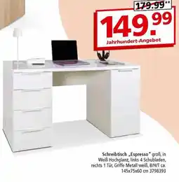 Segmüller Schreibtisch 'espresso' Angebot