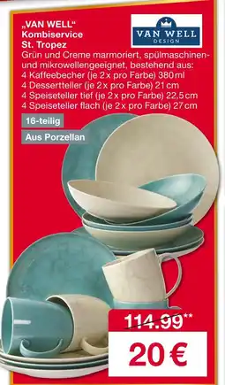 Woolworth Van well kombiservice st. tropez Angebot