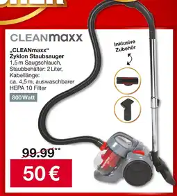 Woolworth Cleanmaxx zyklon staubsauger Angebot