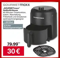 Woolworth „gourmetmaxx“ heißluftfritteuse Angebot