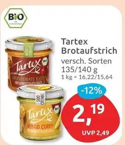 Budni Tartex brotaufstrich kirschtomate rucola Angebot