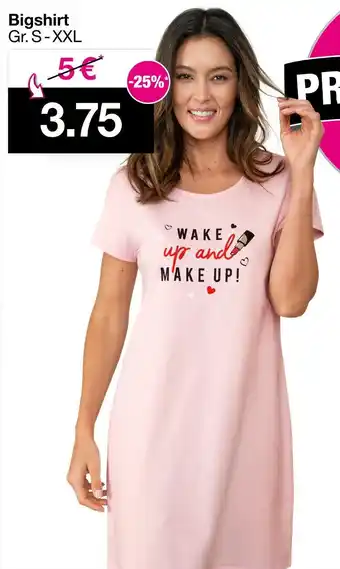 Woolworth Bigshirt Angebot