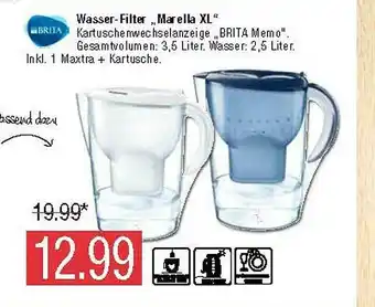 Marktkauf Brita Wasser-filter „marella XL“ Angebot