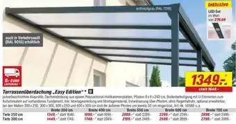 toom Baumarkt Terrassenüberdachung ,,Easy Edition" Angebot