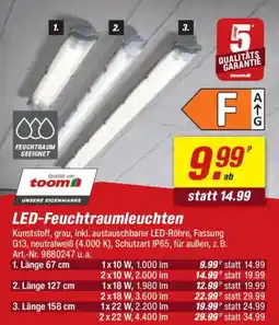toom Baumarkt LED-Feuchtraumleuchten Angebot