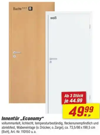 toom Baumarkt Innentür ,,Economy" Angebot