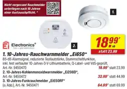 toom Baumarkt Electronics 10-Jahres-Rauchwarnmelder „Ei650" Angebot