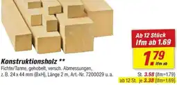 toom Baumarkt Konstruktionsholz Angebot
