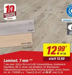 toom Baumarkt Laminat, 7 mm Angebot