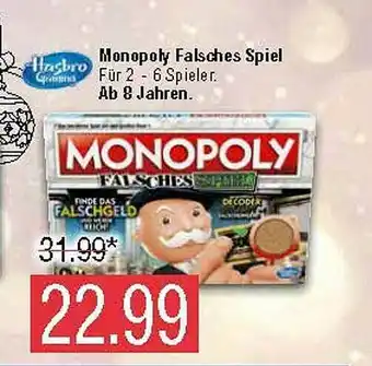 Marktkauf Hasbro Monopoly Falsches Spiel Angebot