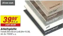 toom Baumarkt Arbeitsplatte Angebot