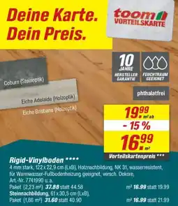 toom Baumarkt Rigid-Vinylboden Angebot