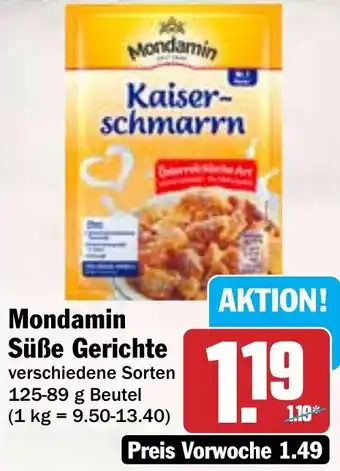 HIT Mondamin Süße Gerichte Angebot