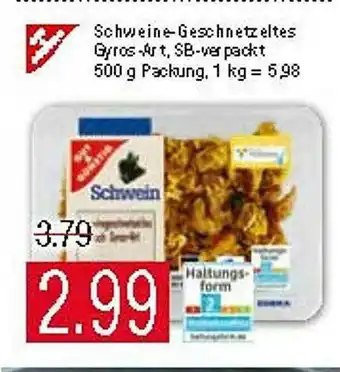 Marktkauf Gut & Gunstig Schweine-geschnetzeltes Gyros-art Angebot