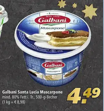 Marktkauf Galbani Santa Lucia Mascarpone Angebot