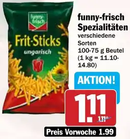 HIT funny-frisch Spezialitäten Angebot