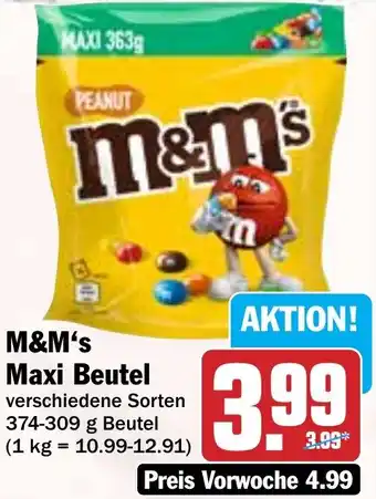 HIT M&M's Maxi Beutel Angebot