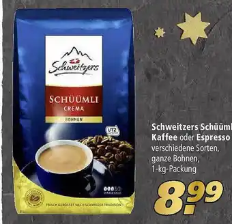 Marktkauf Schweitzers Schüümli Crema Kaffee Oder Espresso Angebot