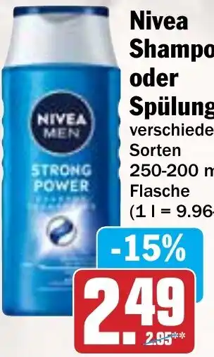 HIT Nivea Shampoo oder Spülung Angebot