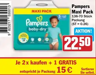 HIT Pampers Maxi Pack Angebot