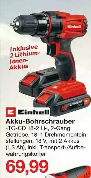 Jawoll Einhell Akku-bohrschrauber Angebot