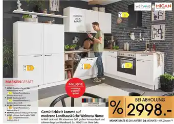 Zurbrüggen Welnova moderne landhausküche welnova home Angebot