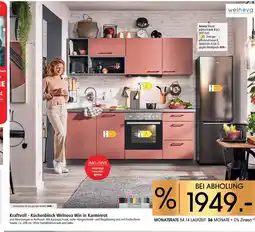Zurbrüggen Welnova küchenblock welnova win in karminrot Angebot