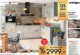Zurbrüggen Mican moderne küche welnova star Angebot