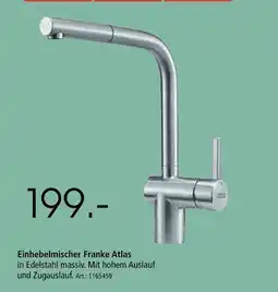 Zurbrüggen Franke einhebelmischer atlas Angebot