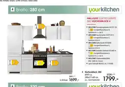 Zurbrüggen Yourkitchen küchenblock 280 Angebot