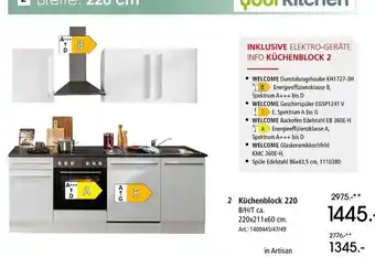 Zurbrüggen Welcome küchenblock 220 Angebot