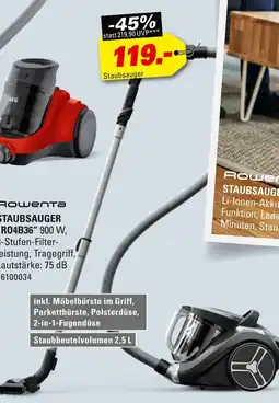 Höffner Rowenta staubsauger „ro4b36“ Angebot