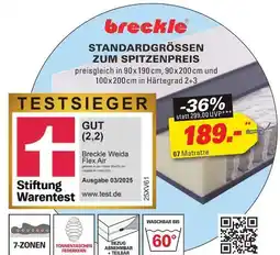 Höffner Breckle tonnentaschenfederkern-matratze „flex air Angebot