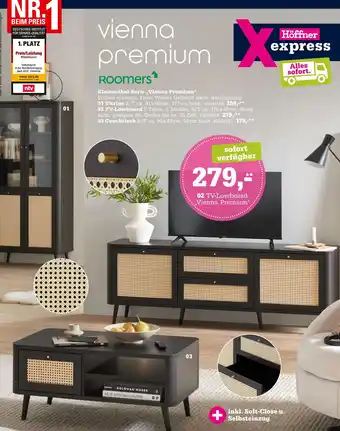 Höffner Roomers kleinmöbel-serie „vienna premium“ Angebot