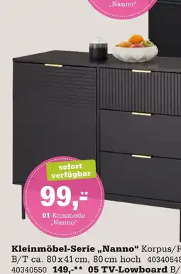 Höffner Kleinmöbel-serie „nanno“ Angebot
