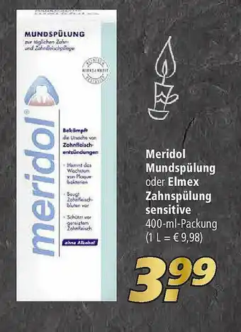 Marktkauf Meridol Mundspülung Oder Elmex Zahnspülung Sensitive Angebot