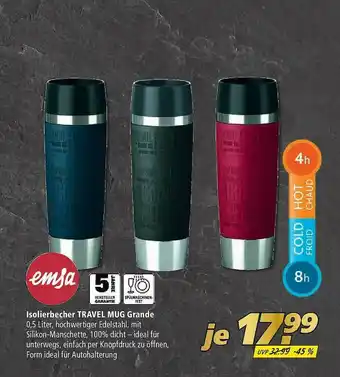 Marktkauf Emsa Isolierbecher Travel Mug Grande Angebot