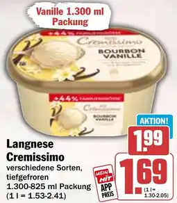HIT Langnese Cremissimo Angebot