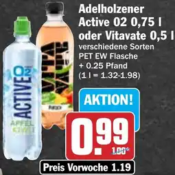HIT Adelholzener Active 02 oder Vitavate Angebot