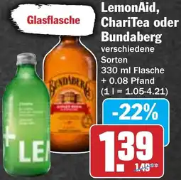 HIT LemonAid, ChariTea oder Bundaberg Angebot