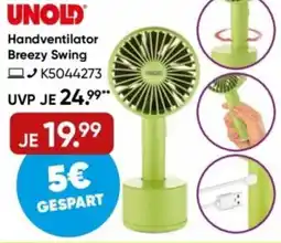 Galeria UNOLD Handventilator Breezy Swing Angebot