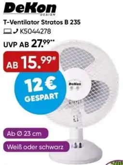 Galeria DeKon T-Ventilator Stratos B 235 Angebot