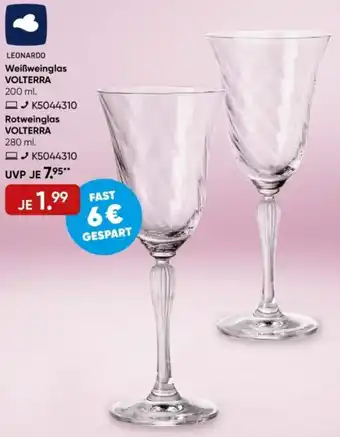 Galeria LEONARDO Weißweinglas VOLTERRA Angebot